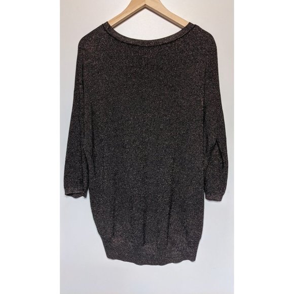 Aritzia Wilfred | Metallic Silk and Cashmere Balzac Sweater - Picture 5 of 7